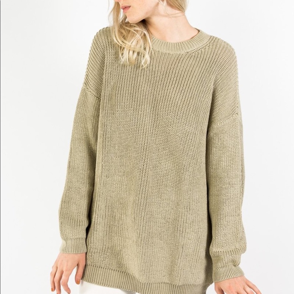 Shaina Mote Riposo Sweater Size S Greige perfect condition